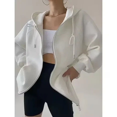 Zipper Mark High Quality Sports Suit Fragrance Innovation Fashion New Concept Trend Atmosphere High-end Women Hooded